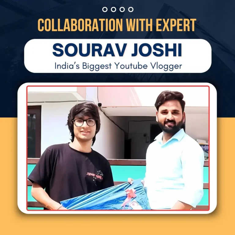 Collaboration With Expert- Sourav Joshi